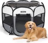 Puppyren - Hondenren- Dierenren - 125x125x58 cm - Nobleza •